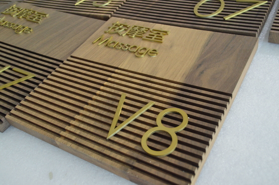 Hotel / Hospital Directional Signage 250*250mm Hanging / Wall Mounted