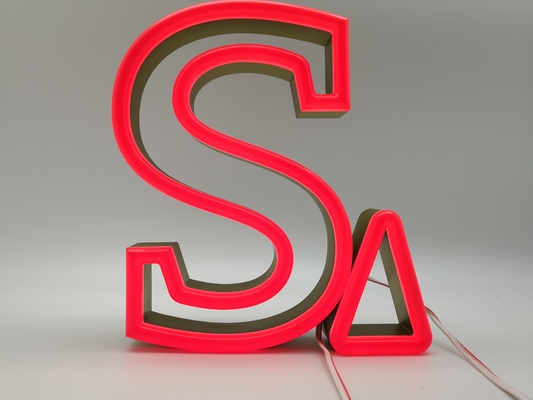 15-25mm Lighted Neon Channel Letter Signs IP65 With Weep Holes