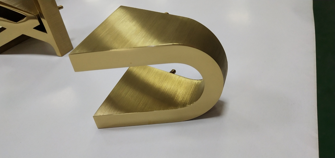 IP67 Fabricated Stainless Steel Letters Mirror polished 41mm 10 Years Lifetime