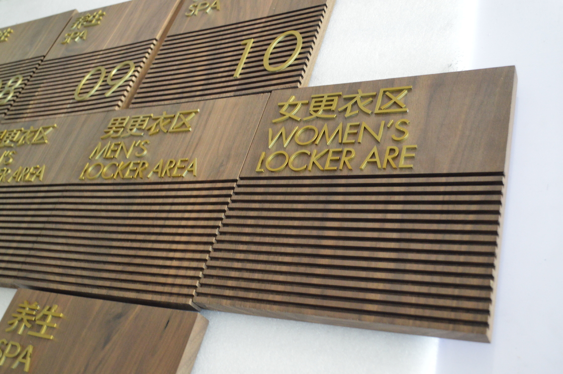 Hotel / Hospital Directional Signage 250*250mm Hanging / Wall Mounted