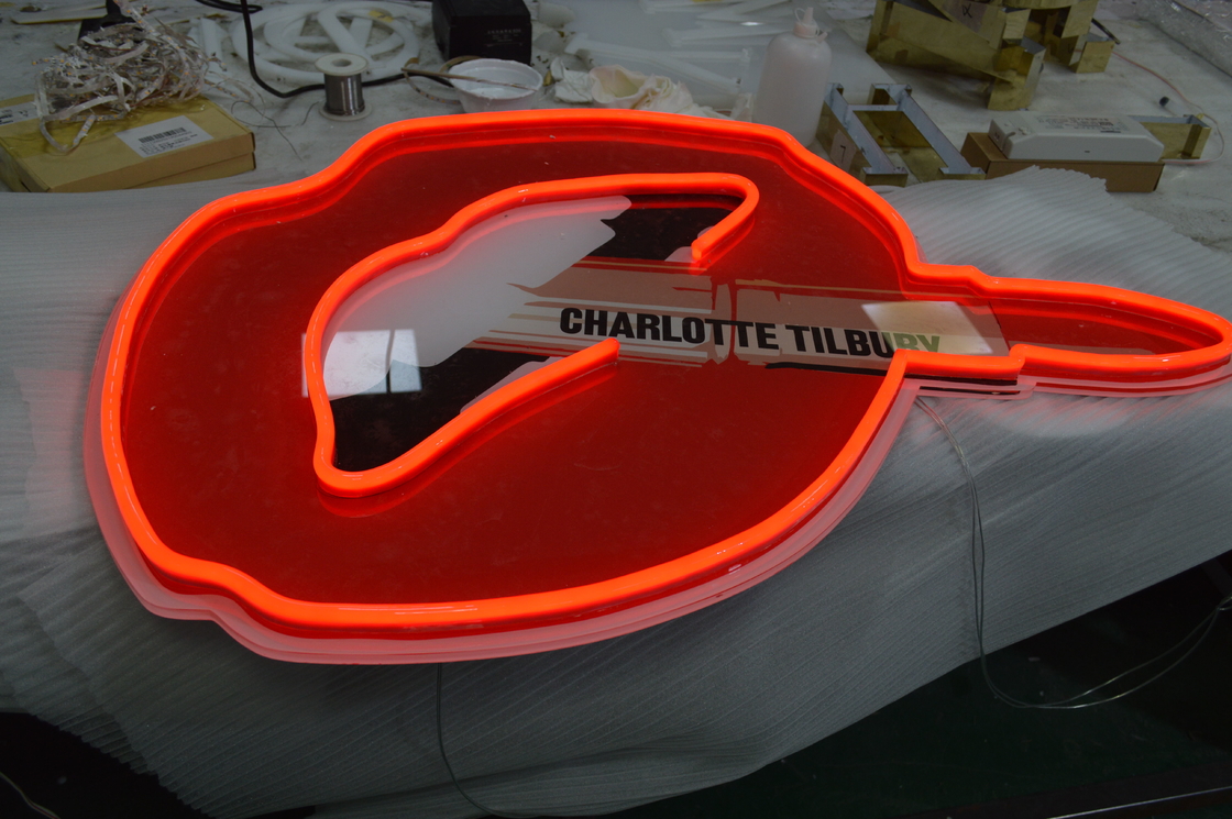 15-25mm Lighted Neon Channel Letter Signs IP65 With Weep Holes